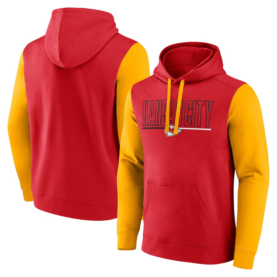 Men Kansas City Chiefs red style #2 NFL 2024 hoodie